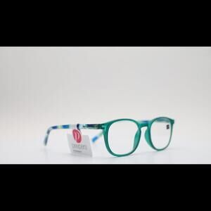 Peepers Carraway Cat Eye Teal Unisex Reading Glasses Power +2.00
